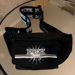PINK Victoria's Secret Black Belt Bag